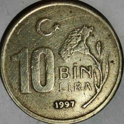 TÜRKİYE  1997  10 BİN LİRA