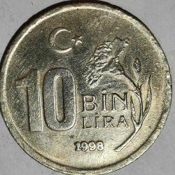 TÜRKİYE  1998  10 BİN LİRA
