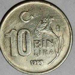 TÜRKİYE  1998  10 BİN LİRA