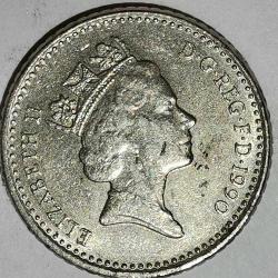 İNGİLTERE   1990    5  PENCE