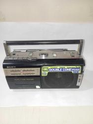 Sony teyp kaset çalar radyolu. açıklamayı okuyun