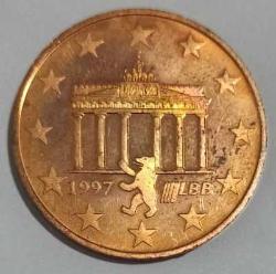 1,5 euro - 1.5 euro - 1 1/2 euro - 1½ euro - 1 buçuk euro - Bir buçuk euro 1997 ALMANYA