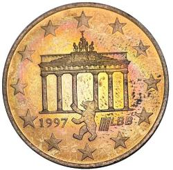 1,5 euro - 1.5 euro - 1 1/2 euro - 1½ euro - 1 buçuk euro - Bir buçuk euro 1997 ALMANYA