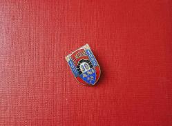 ESKİ - SOVYET DÖNEMİ ROMANYA E.M.DEVA 1952 - 1982 MADENCİLİK ENDÜSTRİSİ 30.YIL  ROZETİ - MADALYA ( SICAK MİNELİ MODEL ) C1712