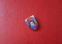 ESKİ - SOVYET DÖNEMİ ROMANYA E.M.DEVA 1952 - 1982 MADENCİLİK ENDÜSTRİSİ 30.YIL  ROZETİ - MADALYA ( SICAK MİNELİ MODEL ) C1712