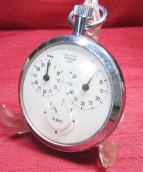 ViNTaGe JUNGHANS MeisteR 3 KaDRaNLı KURMALI KRONOMETRE..........TEMİZ
