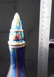 Retro Vintage Limoges Kobalt Porselen Sehpa üstü ibrik ve Güleptanlık