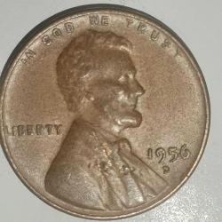 AMERİKA  1956 D    1 CENT  BUĞDAY CENTİ