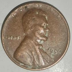 AMERİKA  1956 D    1 CENT  BUĞDAY CENTİ