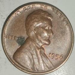 AMERİKA  1956     1 CENT  BUĞDAY CENTİ