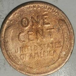 AMERİKA  1945     1 CENT  BUĞDAY CENTİ