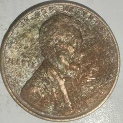 AMERİKA  1945     1 CENT  BUĞDAY CENTİ
