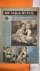 PAZAR MAGAZİN, SİNEMA, FİLM, TİYATRO DERGİSİ - SAYI : 549 1 NİSAN 1967 - NURLAN SAR - SUZAN AVCI - TANJU GÜRSU - ÖZDEMİR HAN - SELDA ALKOR - MİNE SOLEY - HÜSEYİN BARADAN - CÜNEYT ARKIN - ESEN PÜSKÜLLÜ - TURGUT ÖZATAY - NEJAT SAYDAM - ALİ SON - BAKİ TAMER - TUNÇ ORAL - ADNAN MERSİNLİ - İSMAİL VAROL - VAHİT VOLKAN - FATMA GİRİK - ERKUT TAÇKIN - MUSTAFA SATIR - AJDA PEKKAN - AYTEN ALPMAN - GÖNÜL YAZAR - GÜLSÜN KAMU - ZEKİ MÜREN - JEANNE LANVIN - ZEYNEP BERK - NURAN AKSOY MÜHÜR GÖZLÜ KADIN - BIRAKIN YAŞIYALIM - KIRBAÇ ALTINDA - AYRILIK ŞARKISI BİR TAŞLA İKİ KUŞ - DÖNME DOLAP - HANIMLAR SİZİN İÇİN - YILDIZLAR VE FALINIZ - BU DA BİR BAŞKASI - DONNE DOLAP DONOVOR - FATMA GİRİK SON ÇIRPINIŞLAR MI? - TAM TAKIM - 16 SAYFA