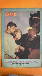 PAZAR MAGAZİN, SİNEMA, FİLM, TİYATRO DERGİSİ - SAYI : 556 20 MAYIS 1967 - SEMİRAMİS PEKKAN - KEMAL ÖNCÜ - TÜRKAN ŞORAY - METİN ERKSAN - ORHAN ELMAS - AYHAN IŞIK - SEVDA FERDAG - GÖKSEL ARSOY - ERTEM EĞİLMEZ - TURGUT DEMİRAĞ - YÜCEL HEKİMOĞLU - ESEN PÜSKÜLLÜ - YÜCEL UÇANOĞLU - NEVİN NURAY - DOĞAN GÜRÜN KANUNU İÇİN NE DEDİLER - 18 MADDESİ - TEK ARZUM VAR: ANNE OLMAK - KESİN KARARLAR - AŞKA DEVAM - ALEV BACAYI SARINCA - MECBUR OLUNCA - HAMAMA GİREN TERLER - SİNEMADA KADIN OYUNCU ŞARTLARI - SOYUNMAM DİYOR - GECE HAYATINA PAYDOS - TÜRK SİNEMASINDA YENİ DÜZEN - TAM TAKIM - 16 SAYFA