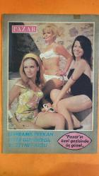 PAZAR MAGAZİN, SİNEMA, FİLM, TİYATRO DERGİSİ - SAYI : 565 22 TEMMUZ 1967 - SEMIRAMIS PEKKAN - SEZER GÜVENIRGIL - ZEYNEP AKSU - SEVINÇ PEKIN - AYHAN IŞIK - MEMDUH ÜN - ÜMIT UTKU - OKSAL PEKMEZOĞLU - GÖKSEL ARSOY - FIGEN SAY - MINE MUTLU - NURAN AKSOY - NURLAN SAN - FIGEN HAN - ARZU ÖZYIĞIT - SEVIM EMRE - OYA PERI - PERVIN PAR - MINE SOLAY - GÖNÜL YAZAR - ASLAN PENÇESI - SON KURBAN - FIGEN SAY - YILMAZ GÜNEY - DUYGU SAĞIROĞLU - METIN SEREZLI - TUNCEL KURTIZ - DANYAL TOPATAN - TURGUT DEMIRAĞ - SEMIRAMIS PEKKAN - AJDA PEKKAN - HASAN KAZANKAYA - LEYLA SAYAR - GÜLSÜN KAMU - GÖNÜL TURGUT - AYFERI - FIKRET HAKAN - SEVDA FERDAĞ - EKREM BORA - KUDUZ RECEP - TAM TAKIM - 16 SAYFA