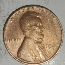 AMERİKA 1944   1 CENT  BUĞDAY CENTİ  ÇİL ALTI