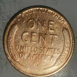 AMERİKA 1944   1 CENT  BUĞDAY CENTİ  ÇİL ALTI
