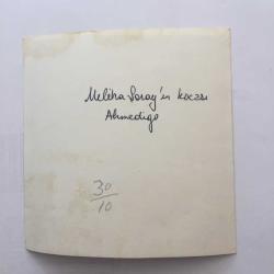 TÜRKAN ŞORAY'IN ANNESİ MELİHA SAV'IN (ÇILGIN MELOŞ) EŞİ SİHİRBAZ AHMET ÇEVİK'İN (DR. SİM, AHMEDİGO) ORİJİNAL FOTOĞRAFI - 12 x 12 cm EBADINDA