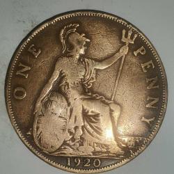 İNGİLTERE 1920  1 PENNY