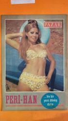 PAZAR MAGAZİN, SİNEMA, FİLM, TİYATRO DERGİSİ - SAYI : 568 12 AĞUSTOS 1967 - PERI HAN - METE KALKAVAN - ELIF KALKAVAN - HALIT REFIĞ - EVA ABRAHAMSSON - NILÜFER AYDAN - MEMDUH ÜN - SADRI ALIŞIK - FATMA GIRIK - SEVDA NUR - ALTAN GİMBAY - M. ALI AKPINAR - ADNAN MERSINLI - KUDRET KARADAĞ - GÜLSÜN KAMU - ESEN PÜSKÜLLÜ - YÜCEL UÇANOĞLU - KIZ KOLUNDA DAMGA VAR - TAMER YİĞİT - DAGMARA - TAM TAKIM - 16 SAYFA