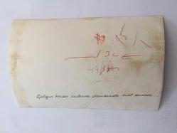 TÜRKAN ŞORAY'IN ANNESİ MELİHA SAV'IN (ÇILGIN MELOŞ) ORİJİNAL FOTOĞRAFI - 18 x 12 cm EBADINDA - MELİHA SAV ve SİHİRBAZ AHMET ÇEVİK'İN (DR. SİM, AHMEDİGO) EVLENDİRME DAİRESİNDEN NİKAH İÇİN GÜN ALIRKEN ÇEKİLMİŞ BİR KARE