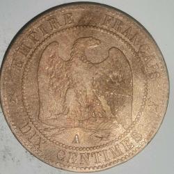 FRANSA 1862 A   10 CENTIMES
