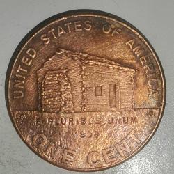 AMERİKA 2009  1 CENT  HATIRA 200. Yıldönümü - Abraham Lincoln'ün Doğumu - Kentucky'de Erken Çocukluk