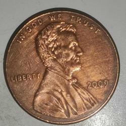 AMERİKA 2009  1 CENT  HATIRA 200. Yıldönümü - Abraham Lincoln'ün Doğumu - Kentucky'de Erken Çocukluk