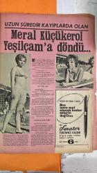 PAZAR MAGAZİN, SİNEMA, FİLM, TİYATRO DERGİSİ - SAYI : 574 23 EYLÜL 1967 - SELMA GÜNERİ - FİLİZ AKIN - BELGİN DORUK - ÇOLPAN İLHAN - TÜRKER İNANOĞLU - İZZET GÜNAY - KARTAL TİBET - EDİZ HUN - CÜNEYT ARKIN - EKREM BORA - KASIM GÜLEK - DON RODRIGEZ - ZEKİ MÜREN - AJDA PEKKAN - YUSUF SEZGİN - ÖZTÜRK SERENGİL - TANJU OKAN - GÜLSÜN KAMU - MARLYN - LALE HANIM - KÜLTÜR PARK - EFES OTELİ - KANLICA - SERSERİLER KRAHI - PAPA KIZI - SEFİLLER - SÖZDE KIZLAR - YIKILAN YUVA - AFFET BENİ - AYRILIK SAATİ - FUAR - MERCEDES 250 SL - JAMES BOND ÇANTASI - DON RODRIGEZ KILIK - İZMİR - PARK - OTEL SALONU - KRAL DAİRESİ - KULÜP 12 - TİYATRO - ŞÖHRETLER OTELİ - NAMZET GELİN - MARLYN MİLLİ - AŞK KAHRAMANLARI - ÖRNEK ANNE - ÖRNEK EV KADINI - BÜYÜK ŞEHRİN MODERN KIZI - İLKER - İNTİHAR GİRİŞİMİ - SALON FİLMLERİ - ALKOLİK KADIN ROLÜ - SİNEMA ÜÇGENİ - SEYİRCİYİ BIKTIRMAMAK - DEDİKODU MERKEZİ - TAKMA SAKAL BIYIK - POLİS MARİFETİ - TEBDİLİ KIYAFET - SİHİRLİ PARMAKLAR - İSPA - TAM TAKIM - 16 SAYFA