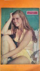 PAZAR MAGAZİN, SİNEMA, FİLM, TİYATRO DERGİSİ - SAYI : 577 14 EKİM 1967 - SELDA ALKOR - TANJU GÜRSU - SEMİRAMİS PEKKAN - SEVİNÇ PEKİN - MUZAFFER TEMA - ALPER TEMA - EKREM BORA - TÜRKER İNANOĞLU - SADRİ ALIŞIK - FİLİZ AKIN - ZEKİ MÜREN - SÜLEYMAN TURAN - FERİDUN KARAKAYA - OSMAN SEDEN - KENAN KURT - SENİH ORKAN - KENAN PARA - SÜHA DOĞAN - İLHAN ENGIN - ERTEM GÖREÇ - S.EISENSTEIN - İZZET GÜNAY - MELEK FİLM - AK-UN FİLM - KURT KANI - HİNDİSTAN CEVİZİ - DÜŞMAN AŞIKLAR - EVLAT UĞRUNA - POTEMKİN ZIRHLISI - TÜRK SİNEMATEK DERNEĞİ - TAM TAKIM - 16 SAYFA