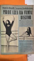 PAZAR MAGAZİN, SİNEMA, FİLM, TİYATRO DERGİSİ - SAYI : 589 5 OCAK 1967 - AYHAN IŞIK - LEYLA SAYAR - OYA PERİ - AYSEL TANJU - ARAM GÜLYÜZ - CENGİZ BATUBAN - MEFTUN - METİN - NERİMAN KÖKSAL - PERİ HAN - SUAT SAYIN - ZEKİ MÜREN - HASAN KAZANKAYA - SEMİH SERGEN - EFES FİLM - VİSKİ A GOGO - BİT YENİĞİ - BALIK GÖZÜ - STRİP TEASE - DANSÖZLÜK - SAHNE - SİNEMA - BAŞROL - VAMP ROL - FİLM SETİ - FOTOĞRAF ÇEKİMİ - DANS SAHNESİ - BİR FAHİŞENİN AŞKI - RODRIGO'NUN GİTAR KONÇERTOSU - KİLİSE ORG - RAHİBE KOSTÜMÜ - TAM TAKIM - 16 SAYFA