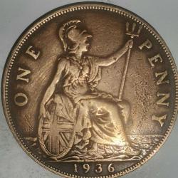 İNGİLTERE 1936   1 PENNY