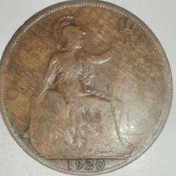 İNGİLTERE 1920    1 PENNY
