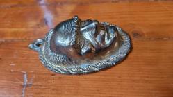 METAL ATATÜRK RÖLYEF  KABARTMA  - 3  ( Küçük boy )