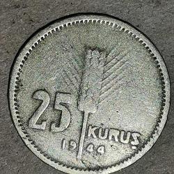 TÜRKİYE 1944   25   KURUŞ