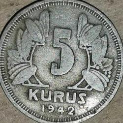 TÜRKİYE 1942   5   KURUŞ