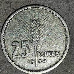 TÜRKİYE 1944   25   KURUŞ