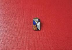 ESKİ - 1883.MARMARA ÜNİVERSİTESİ ROZETİ - MADALYA ( SICAK MİNELİ MODEL )  C1752