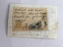 TÜRKAN ŞORAY'IN ANNESİ MELİHA SAV'IN (ÇILGIN MELOŞ) EŞİ SİHİRBAZ AHMET ÇEVİK'İN (DR. SİM, AHMEDİGO) ORİJİNAL FOTOĞRAFI - 12 x 9 cm EBADINDA - AHMET ÇEVİK AMERİKA'DA KUMSALDA KIZ ARKADAŞLARIYLA EĞLENİRKEN