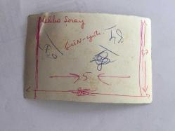 TÜRKAN ŞORAY'IN ANNESİ MELİHA SAV'IN (ÇILGIN MELOŞ) ORİJİNAL FOTOĞRAFI - 10 x 6,5 cm EBADINDA - MELİHA SAV ve  EŞİ SİHİRBAZ AHMET ÇEVİK'İN (DR. SİM, AHMEDİGO) AYNI KAREDE