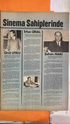 PAZAR MAGAZİN, SİNEMA, FİLM, TİYATRO DERGİSİ - SAYI : 598 8 MART 1968 - İRFAN ÜNAL - ÜMİT UTKU - ŞAHAN HAKİ - MURAT KÖSEOĞLU - MURAT KÖSEOĞLU - MURAT KÖSEOĞLU - MURAT KÖSEOĞLU - MURAT KÖSEOĞLU KARA KOYUN - KORKUSUZLAR - BEN ÖLDÜKÇE YAŞARIM - FABRİKANIN GÜLÜ - KARA DUVAKLI GELİN - YAĞMUR ÇİSELERKEN - AY GECİK CANIM ANNEM - TAPILACAK KADIN - SAMANYOLU - MOR DEFTER - GALATALI MUSTAFA - ÖLÜMSÜZ KADIN - DEVLERİN İNTİKAMI - ZALİMLER DE SEVER - SON GECE - AYRILSAK DA BERABERİZ - DİŞİ KILLING TÜRK SİNEMASINDA EKONOMİK KRİZ - SİNEMA SALONLARI SAHİPLERİ - BÖLGE İŞLETMECİLERİ - BONO KIRICILARI - OYUNCU ÜCRETLERİ - STAR SİSTEMİ - SALON FİLMLERİ - MÜŞTERİ BEĞENİSİ - HAFTA VERME POLİTİKALARI - NAKİT ÖDEME SİSTEMİ - BONO SORUNLARI - FİLM MALİYETLERİ - YABANCI FİLM FURYASI - TAM TAKIM - 16 SAYFA