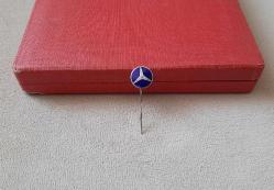 ESKİ - MERCEDES BENZ ROZETİ - MADALYA ( SICAK MİNELİ MODEL ) C1771