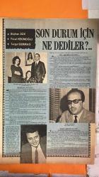 PAZAR MAGAZİN, SİNEMA, FİLM, TİYATRO DERGİSİ - SAYI : 604 19 NİSAN 1968 - TÜRKAN ŞORAY - RÜÇHAN ADLI - YÜCEL HEKİMOĞLU - TURGUT DEMİRAĞ - MELİHA ŞORAY - NAZAN ŞORAY - ŞAHİN HAKİ - FIRUZAN ADLI VESİKALI YARİM - BİZDE ARKADAŞ MIYIZ - KIRMIZI KARANFİLLER - KAÇIRILMA OLAYI - ABANT DEDİKODUSU - AVRUPA GEZİSİ - KADINLAR BİRLİĞİ BALOSU TÜRK SİNEMASINDA AŞK VE AYRILIK KRİZLERİ - TÜRKAN ŞORAY-RÜÇHAN ADLI İLİŞKİSİ - KAÇIRILMA VE BARIŞMA GİRİŞİMLERİ - YÜCEL HEKİMOĞLU’NUN YENİ DÜZEN PLANI - AVRUPA GEZİSİ VE KAÇIŞ STRATEJİSİ - ŞORAY’IN YENİ YAŞAM HEDEFLERİ - RÜÇHAN ADLI’NIN AÇIKLAMALARI - ŞORAY’IN MESLEK VE HUZUR ODAKLI DÖNÜŞÜ - FESTİVAL FİLM HEDEFLERİ - FİKRET HAKAN - FATMA GİRİK - YILMAZ ATADENİZ - TURGUT DEMİRAĞ - REHA YURDAKUL - YILDIRIM GENCER - SAMİ HAZİNSES - LEMAN ÖZTÜRK - ESEN PÜSKÜLLÜ - YAVUZ KARAKAŞ - GÜLTEN CEYLAN - DOĞAN DOLAY KAFKAS KARTALI - KADINLAR BİRLİĞİ BALOSU - KARS ORDUEVİ - SARIKAMIŞ ÇEKİMLERİ - AŞK SÖYLENTİLERİ - İSTENMEYEN ADAM BİLDİRİSİ - NEVRUZ ASLA - TAM TAKIM - 16 SAYFA