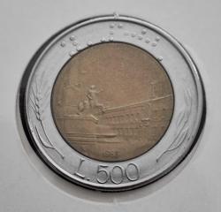 İTALYA 500 LİRE 1985