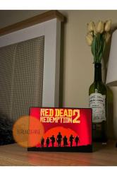 Red Dead Redemption Masaüstü Gece Lambası Hediyelik Gamer Yayıncı Aksesuarı Dekor