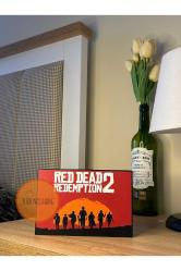 Red Dead Redemption Masaüstü Gece Lambası Hediyelik Gamer Yayıncı Aksesuarı Dekor