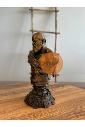 Kratos Büst 20 Cm God Of War Playstation Gamer Hediyelik Figür Gold Eskitme Xbox
