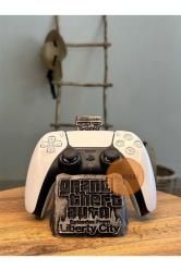 GTA SA Grand Theft Auto Oyunu Kol Standı Ps5 Dualsense Ps4 Dualshock Joystick Standı