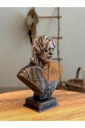 Darly Dixon Büst The Walking Dead Dizi Norman Reedus Eskitme Renk 12 Cm
