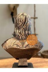 Darly Dixon Büst The Walking Dead Dizi Norman Reedus Eskitme Renk 12 Cm